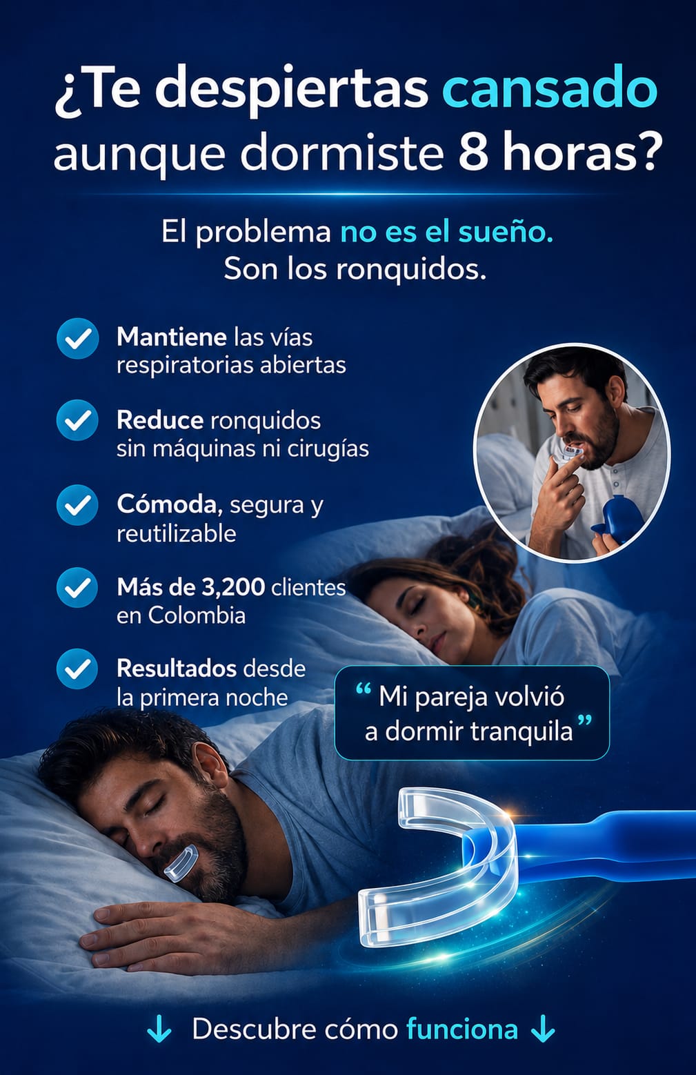 Antironquido Protector Bucal Descanso