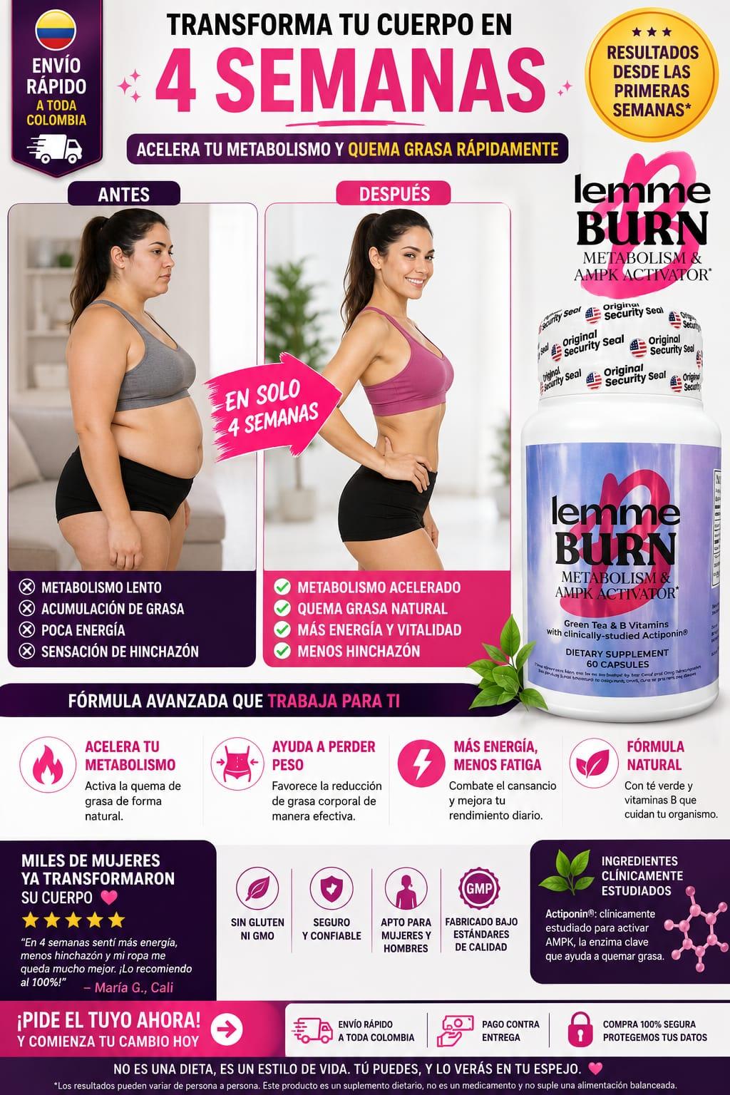Lemme Burn Activador De Metabolismo